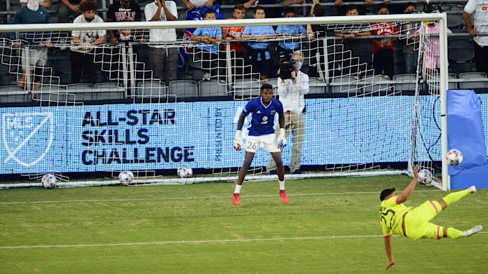 MLS and Liga MX take part in an All-Star skills challenge